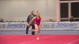 MyKayla Skinner's Big Layout Double Double (USA) - Day 1 Training, Jesolo 2016