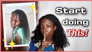 step by step | THE HAIR CARE ROUTINE that will GROW YOUR AFRICAN HAIR FAST!