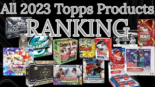 Ranking every 2023 Topps Baseball Product!!!