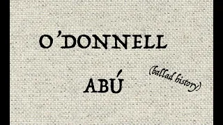 O'DONNELL ABÚ (ballad history)