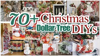 70+ CHRISTMAS DIY DOLLAR TREE DECOR CRAFTS!