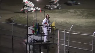 Wilmot Raceway IRA Sprint Car A Main Finish Aug 30 2019