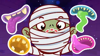 Oh no, Mummy Lost his MOUTH! | Mummy Stories for kids