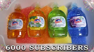 ASMR 🥳 6K SUBSCRIBERS 🎉 Dish Soap Sponge Squeezing