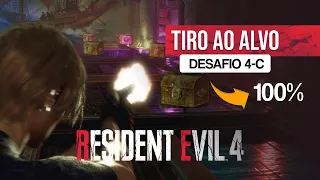 Resident Evil 4 Remake Estande de Tiro - DESAFIO 4-C 100%