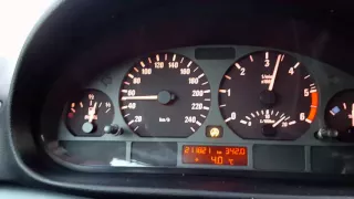 BMW e46 320d 0-100 km/h acceleration