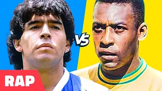 ♫ PELÉ vs MARADONA | Batalha de Rap ft. @FutParodias