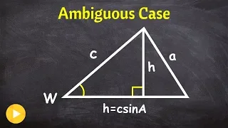 Ambiguous Cases, Law of Sines
