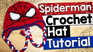 Spiderman Crochet Hat Tutorial