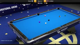 ShootersPool (PC) gameplay, 9-ball match, race to 7