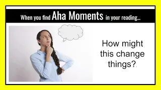 Notice and Note Signposts - Lesson 3 - Aha Moments