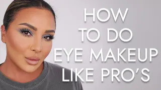 HOW TO DO A PRO EYE MAKEUP LOOK | NINA UBHI