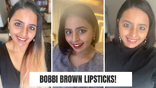 9 BOBBI BROWN lipsticks on Brown skin 👧🏽