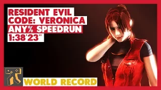 Resident Evil: CODE: Veronica X - Any% Speedrun - 01:38'23" [World Record]