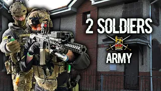 2 Ex British SOLDIERS Take On 50 Airsoft Players & DOMINATE!