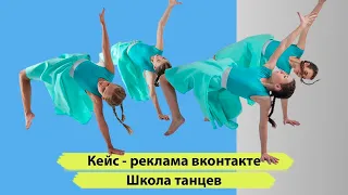 Реклама школы танцев вконтакте. Таргет студии танцев под ключ вк с нуля до результата.