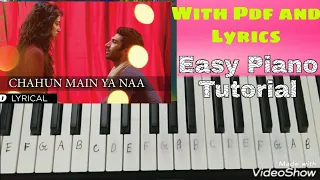 Chahun Main Ya Na | Aashqui 2 | Piano Tutorial | By Aashna Jain