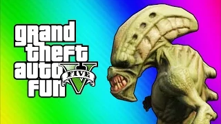 GTA 5 Online Funny Moments - Tow Truck Tornado Glitch & Aliens (GTA 5 Fun Jobs)