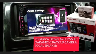 TOYOTA Vios 2016/installation Pioneer AVH-Z2250BT/NAKAMICHI BACK UP CAMERA/POCAL SPEAKER