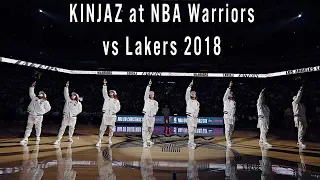 KINJAZ at NBA Warriors vs Lakers 2018