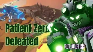 PATIENT ZERO DEFEATED | Tower Defense Simulator Roblox