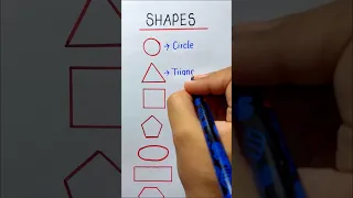 Shapes | Mathematical shapes | Geometric shapes Rectangle, square, Triangle….#shorts #shortvideo