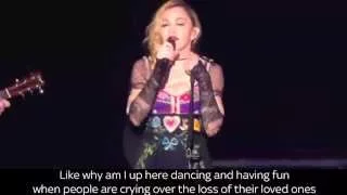 Madonna In Tears At Gig Over Paris