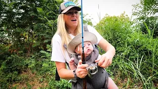 Taking Our BABY Fishing To Catch His FIRST FISH!!!!