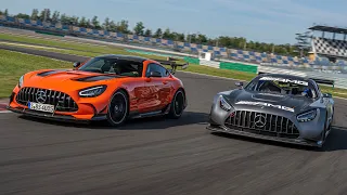 Mercedes-AMG GT Black Series vs. AMG GT3 (2021) - inspired by a race car!