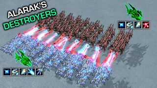 Can 50 Void Rays win against 50 Destroyers? 【Daily StarCraft Brawl】