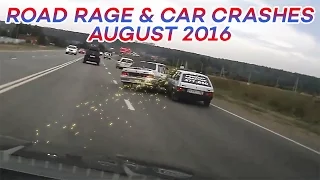 Road Rage & Car Crashes Compilation August 2016 (part 2)