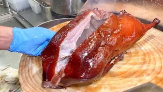 爆汁【燒獅頭鵝】樣靚身材正 燒鵝脾粉 燒味飯盒超吸睛！Hong Kong roasted lion's head goose and siu mei lunch box are super nice！