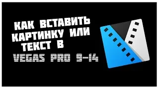 Turorial #2 || Как вставить текст или картинку в VEGAS pro