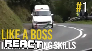 React: INSANE DRIVING SKILLS - LIKE A BOSS COMPILATION