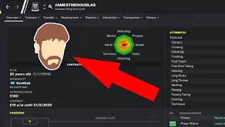 Creating Myself in Football Manager (Career Simulation)