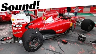 Ferrari F1 V8 & V10 Engine Sound - Start-up & Revving! - Corse Clienti Mugello 2017