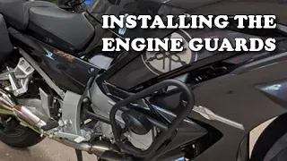 Yamaha FJR 1300ES - Installing the Yamaha FJR Engine Guards from T-Rex Racing