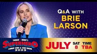 Brie Larson Live Q&A at Superhero Car Show and Comic Con