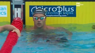 THOMAS  CECCON  European Swimming Championship  50 butterfly final European Champion