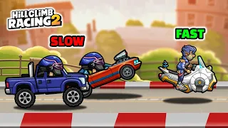 Hill Climb Racing 2 - BEATING BOSS with HOVERBIKE ?? 😱 GamePlay