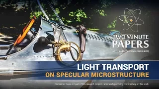 Light Transport on Specular Microstructure | Two Minute Papers #193
