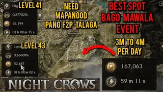 NIGHT CROWS Gold Farming Spot Easy 4M per day bago mawala event