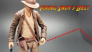 Fixing the belt on the Adventure Series Indiana Jones action figure