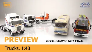 IXO Preview 1:43 Trucks