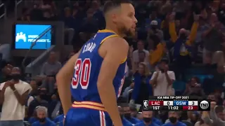 Steph Curry DIDN'T MISS A SINGLE SHOT! THE WHOLE QUARTER vs CLIPPERS!