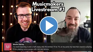 Musicmakers Livestream #1 - Guitar Q&A & Bonus Tips! 🤘