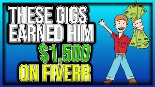 He Earned $1,500 Using THESE Fiverr Gigs... [For Beginners]