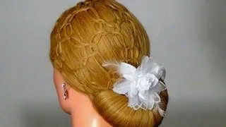 Прическа для длинных волос. Hairstyles for long hair tutorial