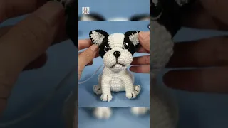 bull dog amigurumi | móc cún bull | Ni Ni Crochet