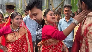 নতুন বউয়ের হাতে মা‘র খেয়ে বিয়ে বাড়ি ছেড়ে পালালো জামাই || Hanif Tv